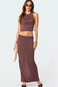 Kenzie Slitted Maxi Skirt