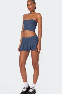Kiera Twist Front Knit Tube Top