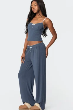 Kleo Pointelle Henley Tank Top