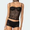 Krissy Sheer Lace Cupped Corset