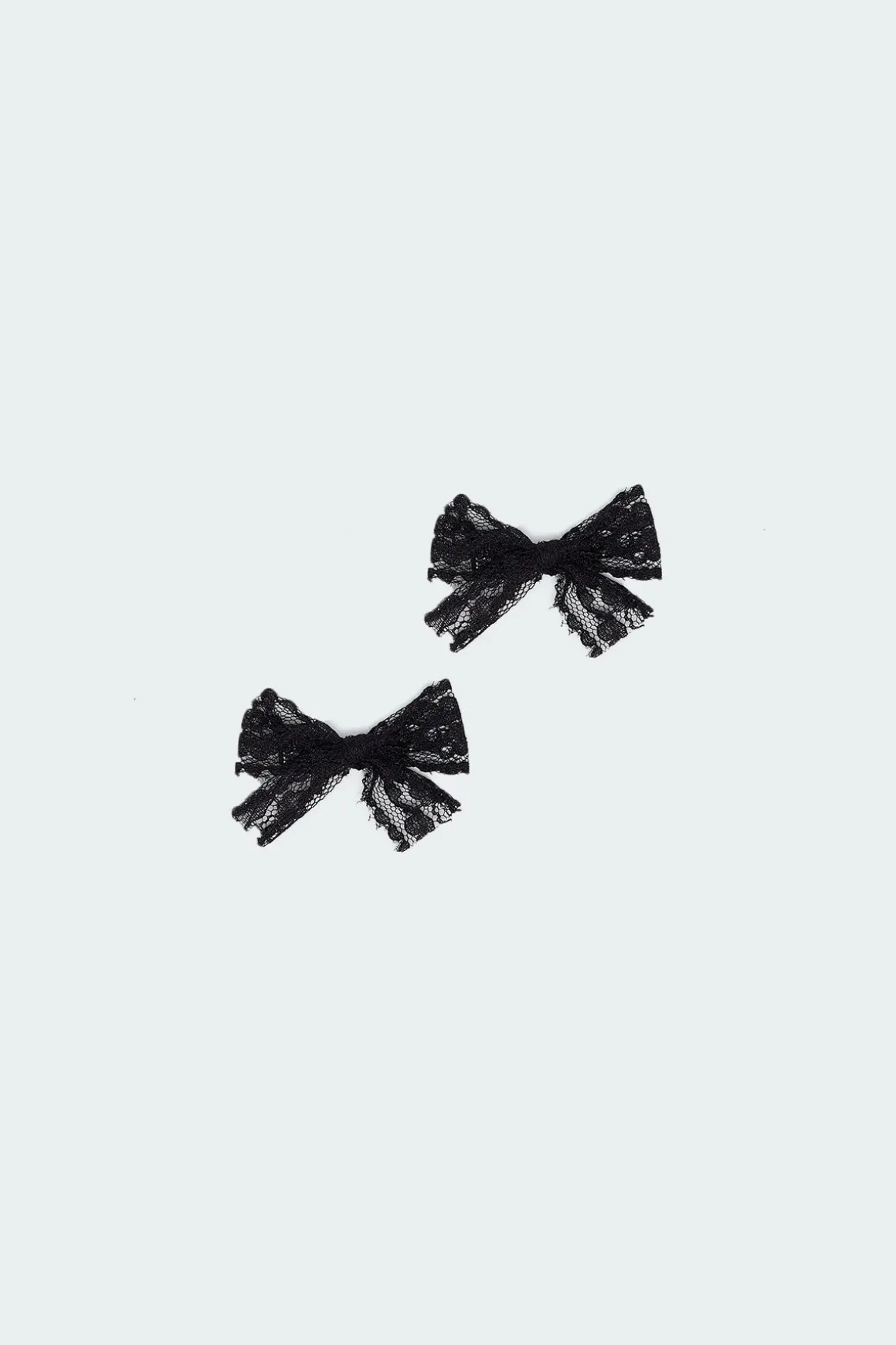 Lace Bow Hair Clip Pack