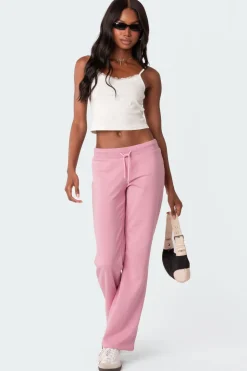 Lace Trim Ribbed Tank Top