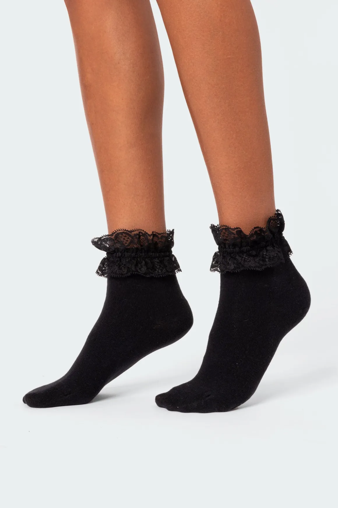 Lace Trim Socks