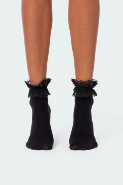 Lace Trim Socks