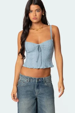 Lacey Knit Tank Top