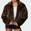 Lady Leopard Faux Fur Jacket