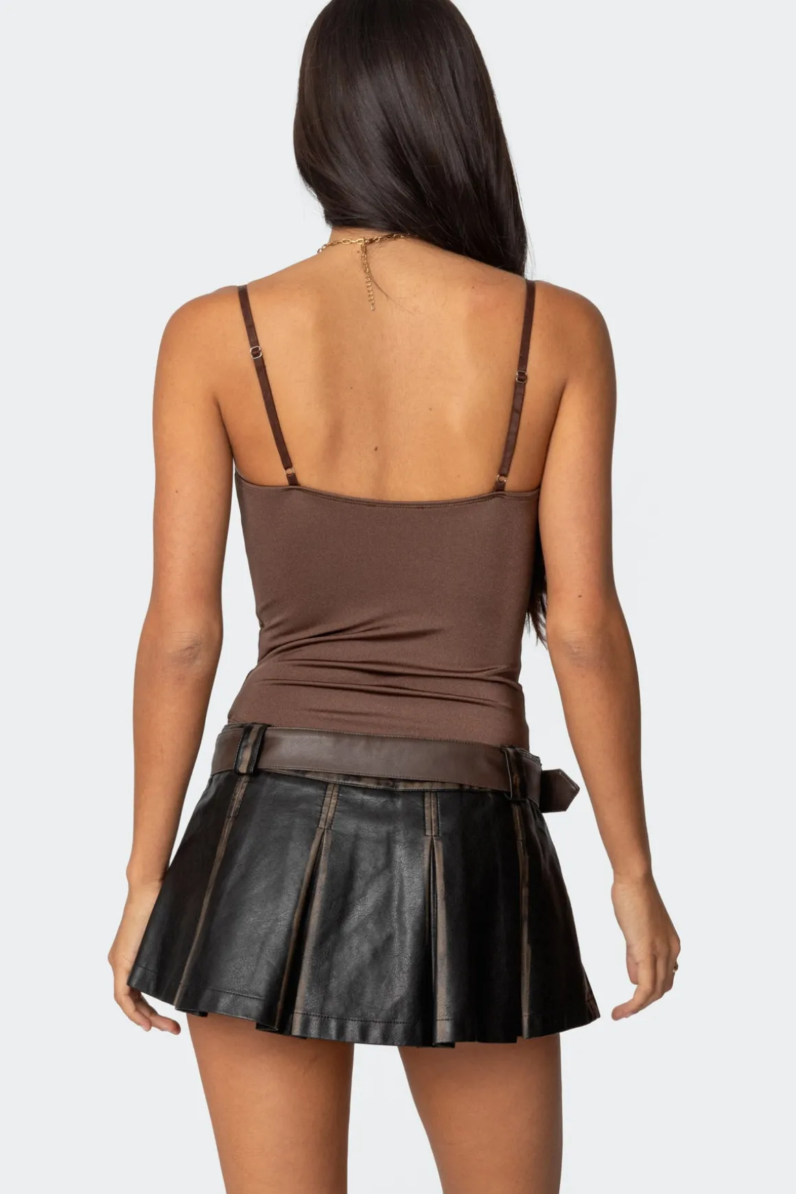 Laurel Shiny Cupped Bodysuit