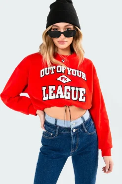 League Cropped Sweatshirt