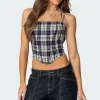 Leon Plaid Corset