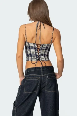 Leon Plaid Corset