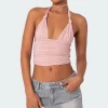 Lillie Knotted Halter Top