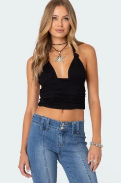 Lillie Knotted Halter Top