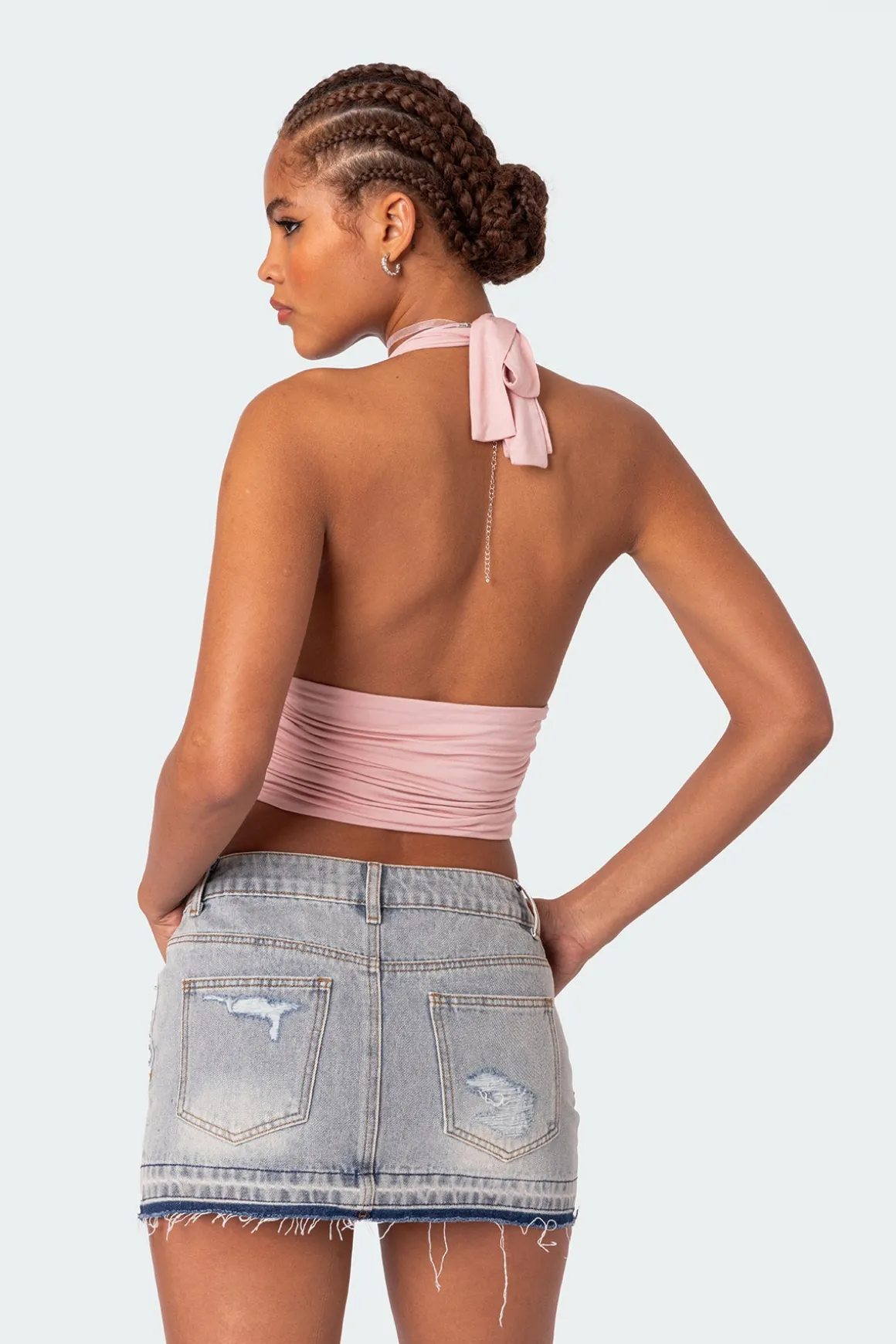 Lillie Knotted Halter Top