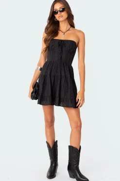 Liora Lacey Cotton Mini Dress