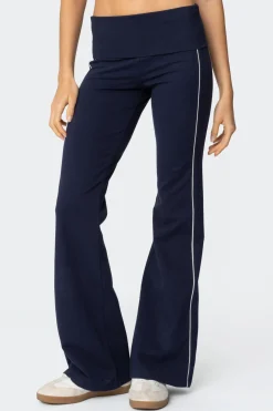 Livie Fold Over Flared Leggings