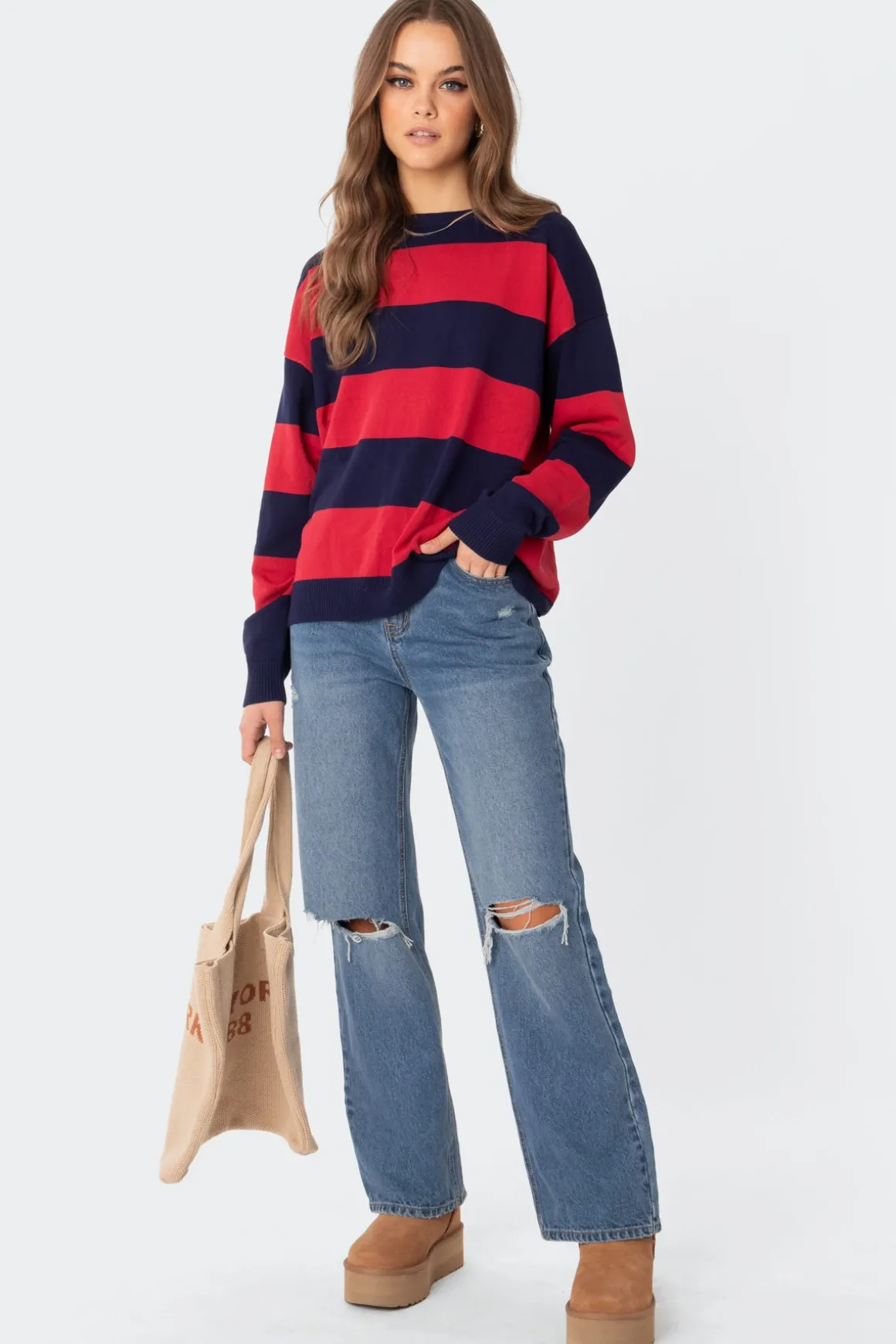 Logan Light Knit Oversized Sweater