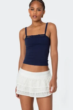 Looped Neckline Tank Top