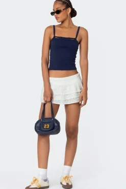 Looped Neckline Tank Top