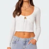 Lorey Lacey Knit Top