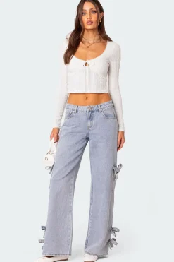 Lorey Lacey Knit Top