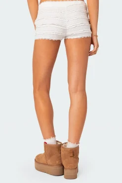 Lucy Ruffled Lace Shorts