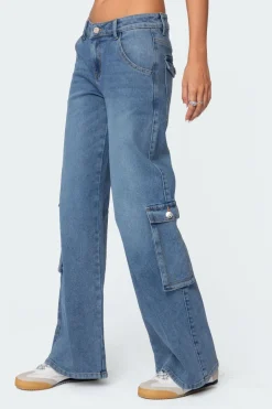 Lunar Low Rise Cargo Jeans