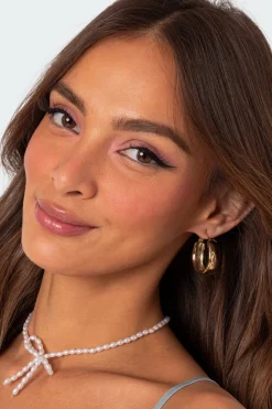Lux Wide Hoop Earrings