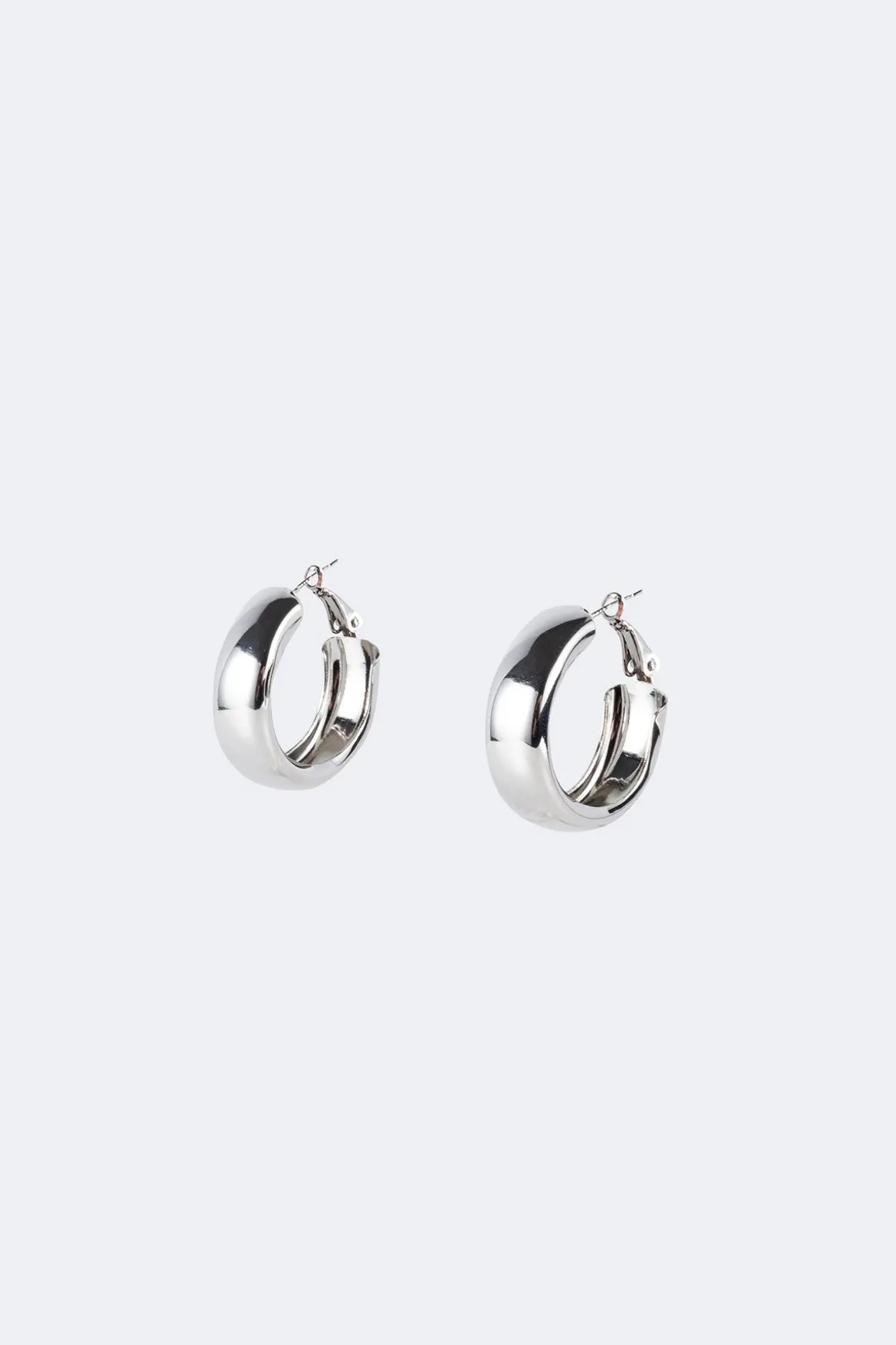 Lux Wide Hoop Earrings