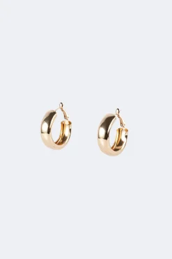 Lux Wide Hoop Earrings