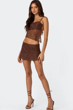Lyra Lace Mini Skirt
