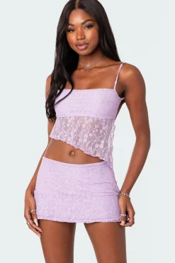 Lyra Open Back Lace Tank Top