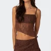 Lyra Open Back Lace Tank Top