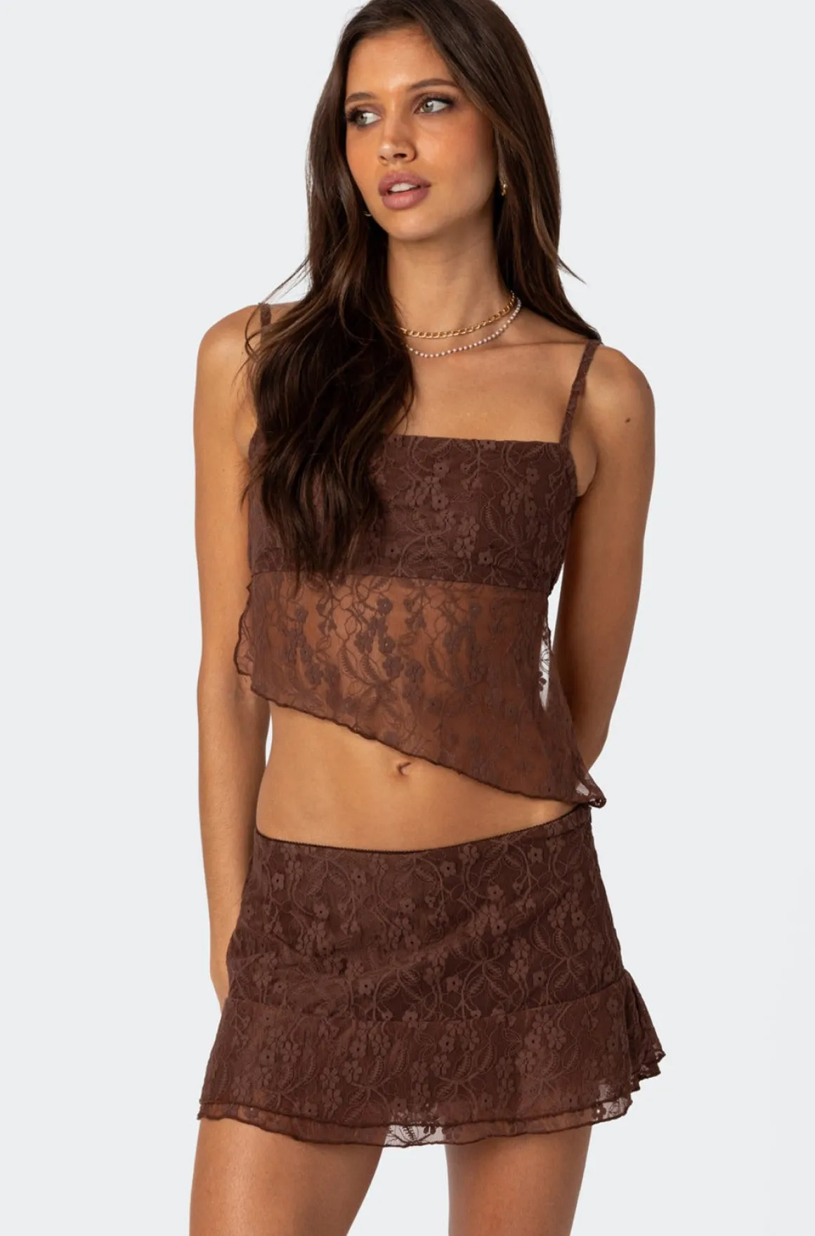 Lyra Open Back Lace Tank Top