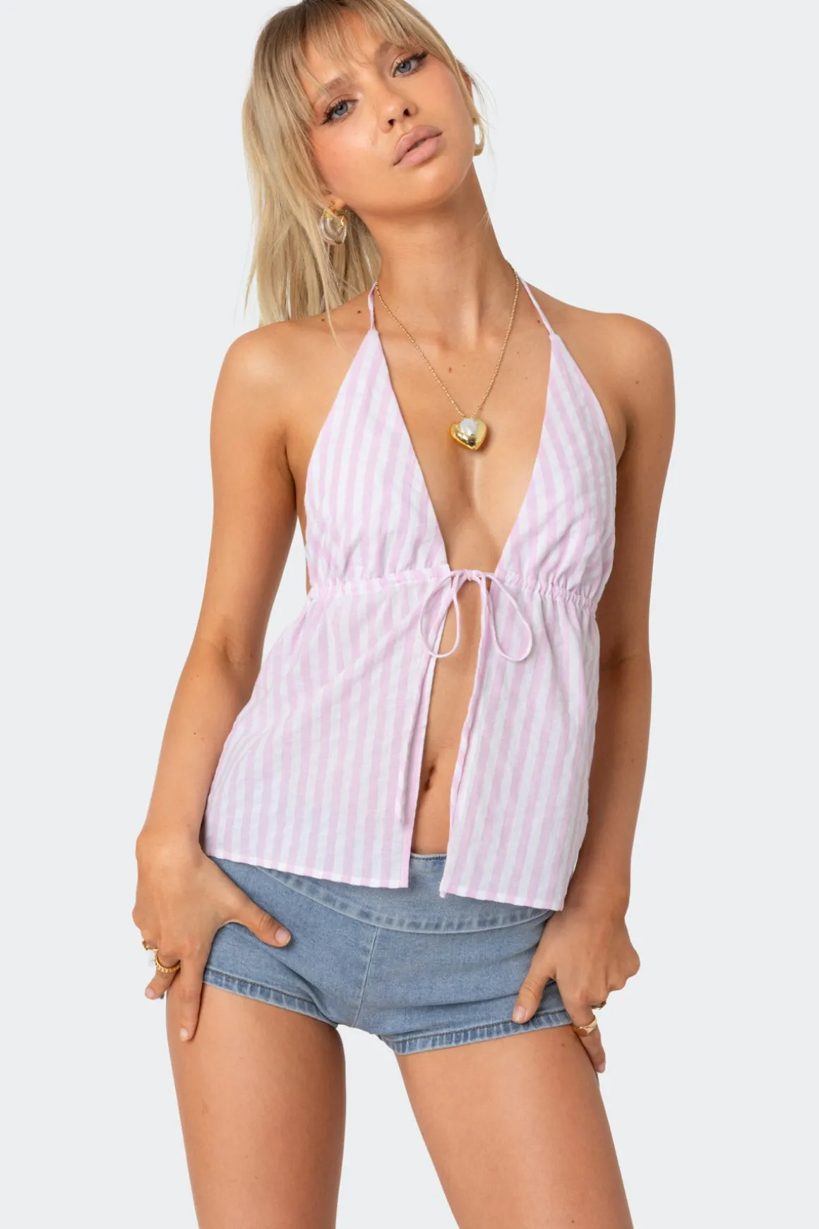 Madelyn Tie Front Top