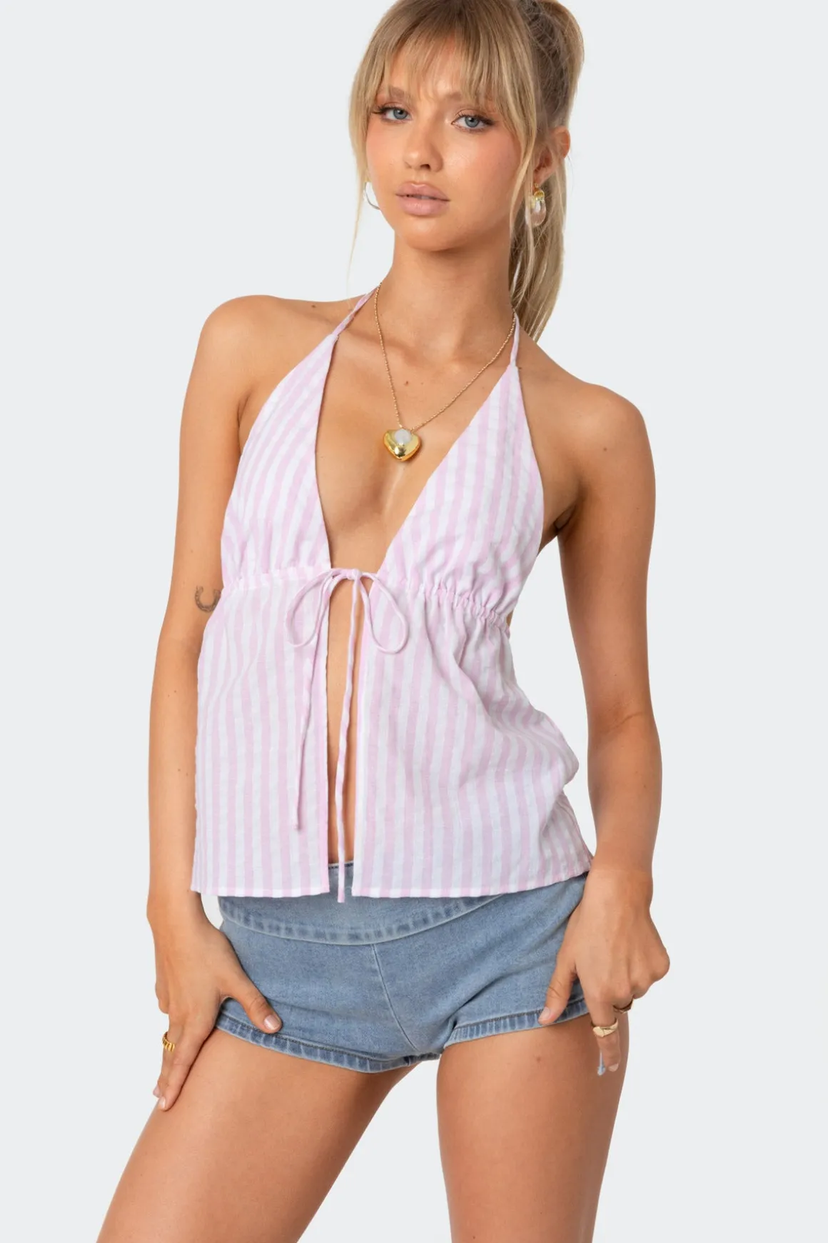 Madelyn Tie Front Top