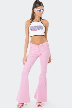 Mae Open-Back Halter Top
