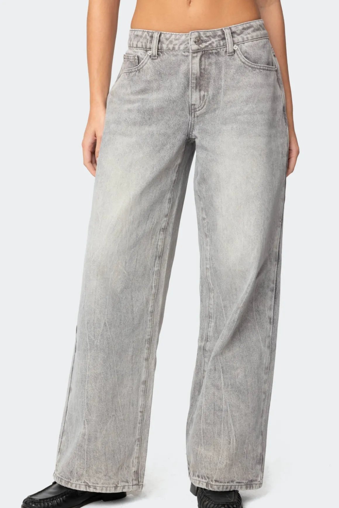 Magda Low Rise Acid Wash Jeans