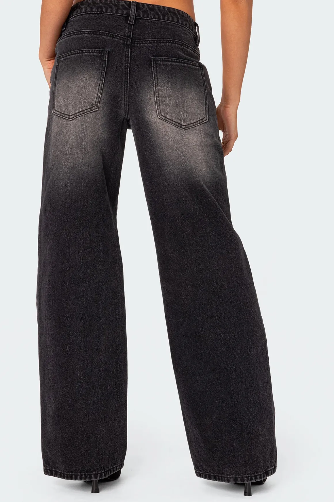 Magda Low Rise Acid Wash Jeans