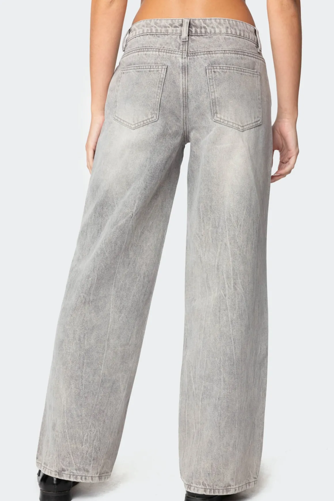 Magda Low Rise Acid Wash Jeans