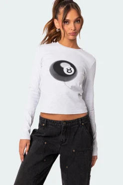 Magic 8 long sleeve T shirt