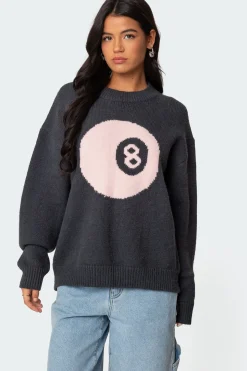 Magic 8 Oversized Chunky Knit Sweater
