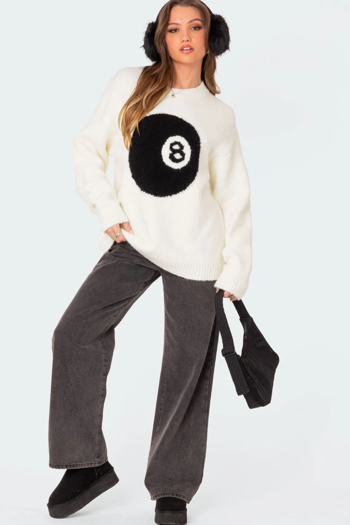 Magic 8 Oversized Chunky Knit Sweater
