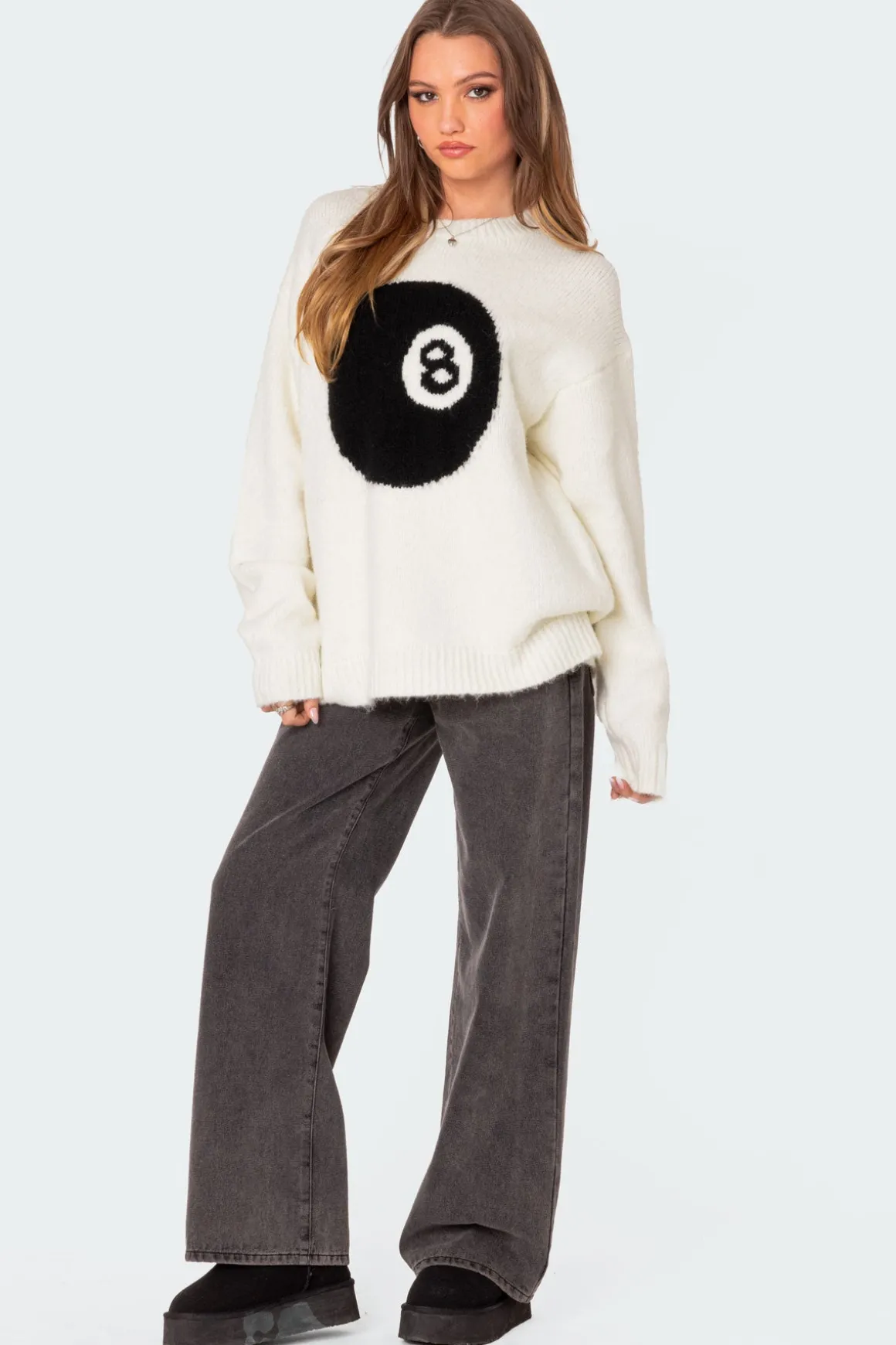 Magic 8 Oversized Chunky Knit Sweater