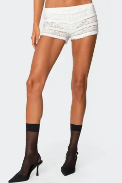 Maisley Sheer Lace Shorts