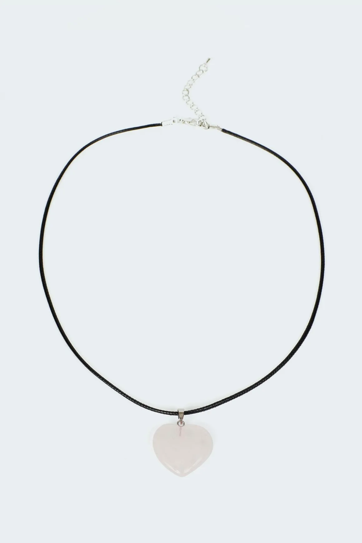 Marble Heart Cord Necklace