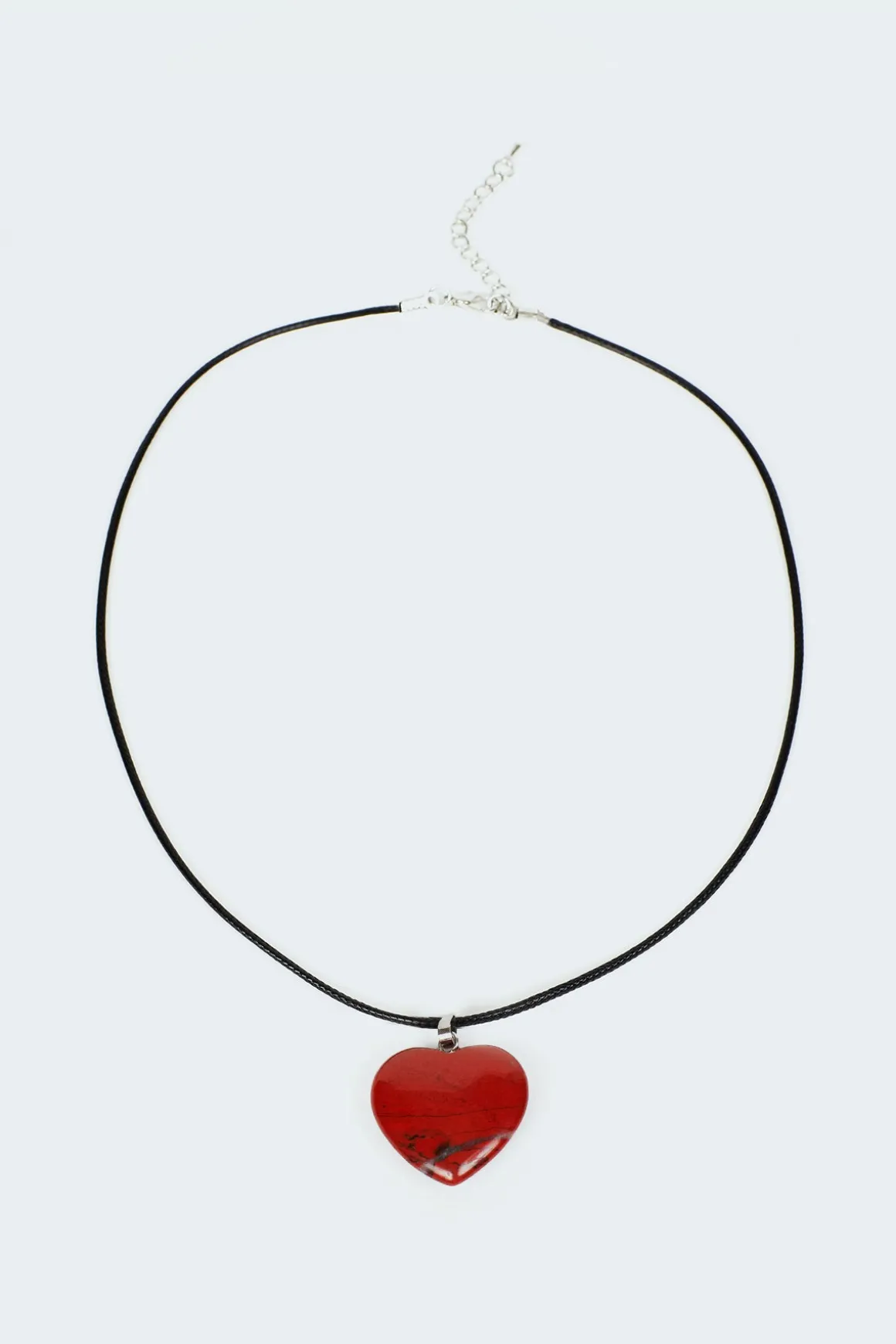 Marble Heart Cord Necklace