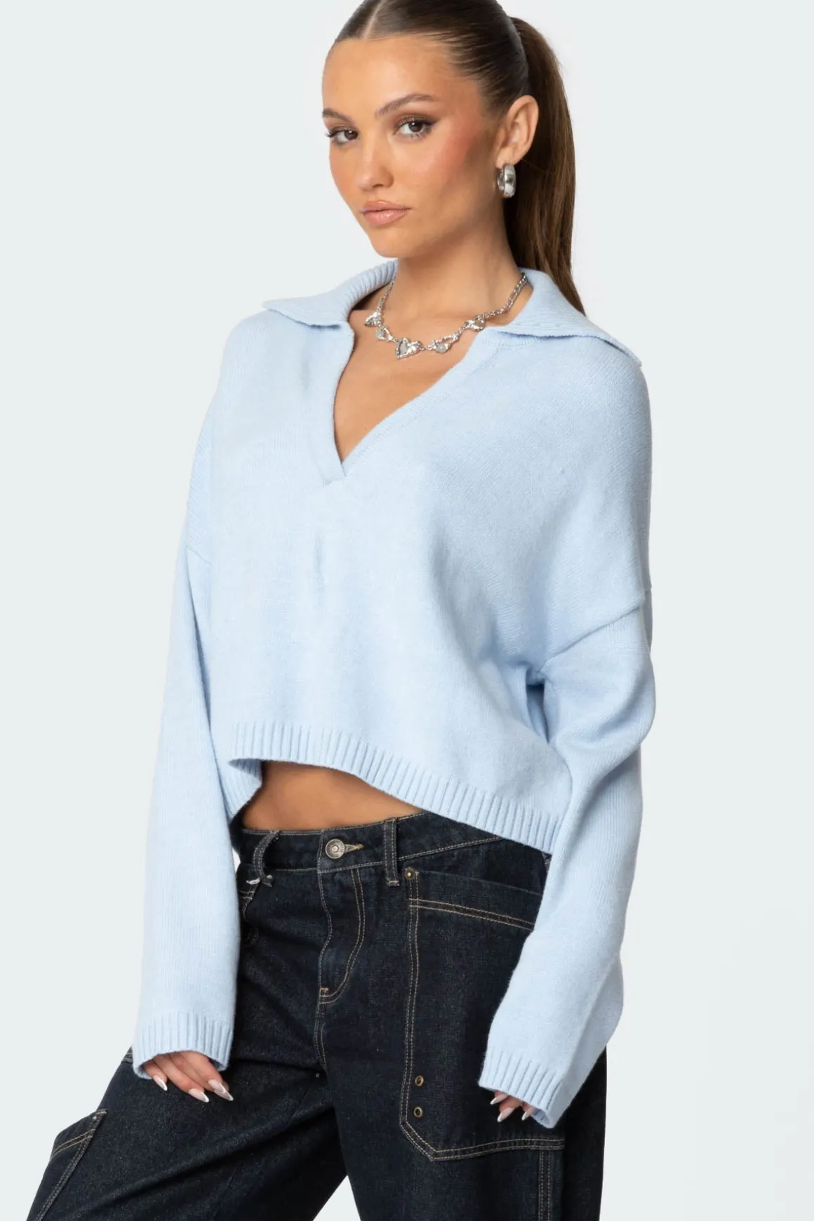Marcie Oversize Cropped Sweater