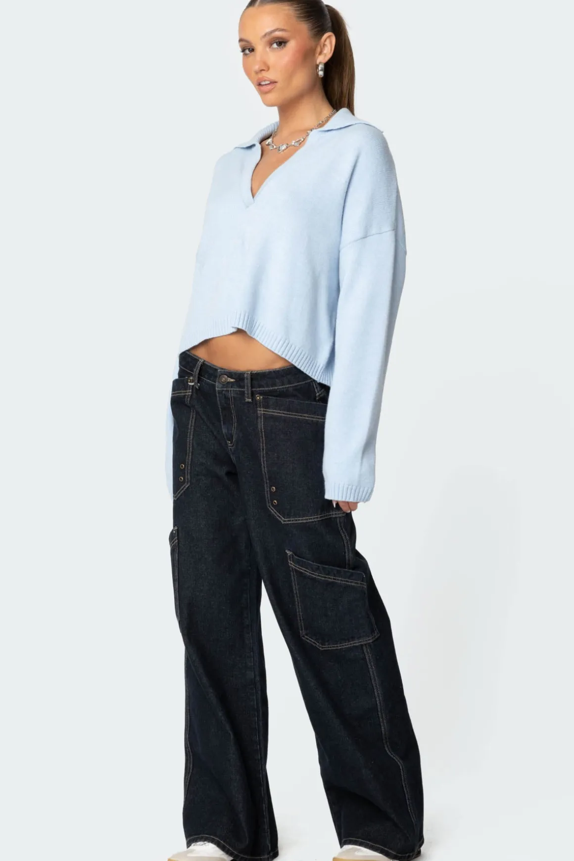Marcie Oversize Cropped Sweater