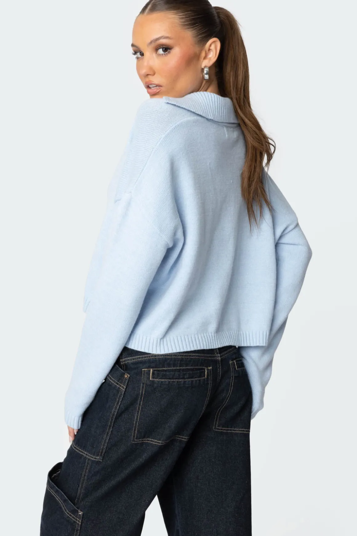 Marcie Oversize Cropped Sweater