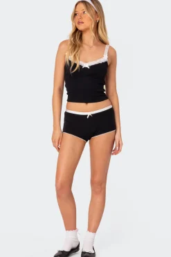 Mariana Pointelle Micro Shorts